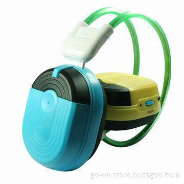 863MHz Wireless Stereo Headphones for Car Use with Colorful Design